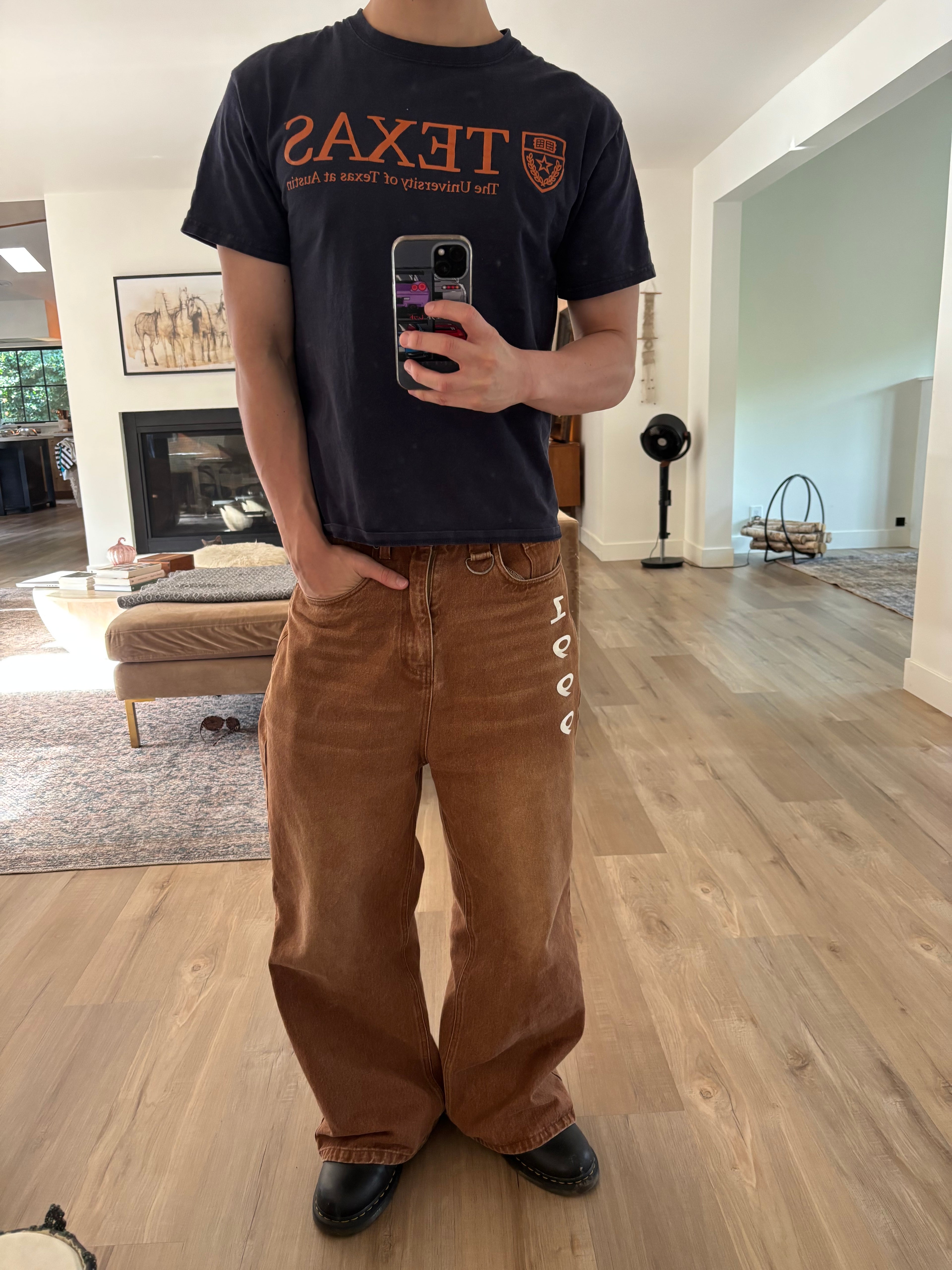 1999 brown baggy pants