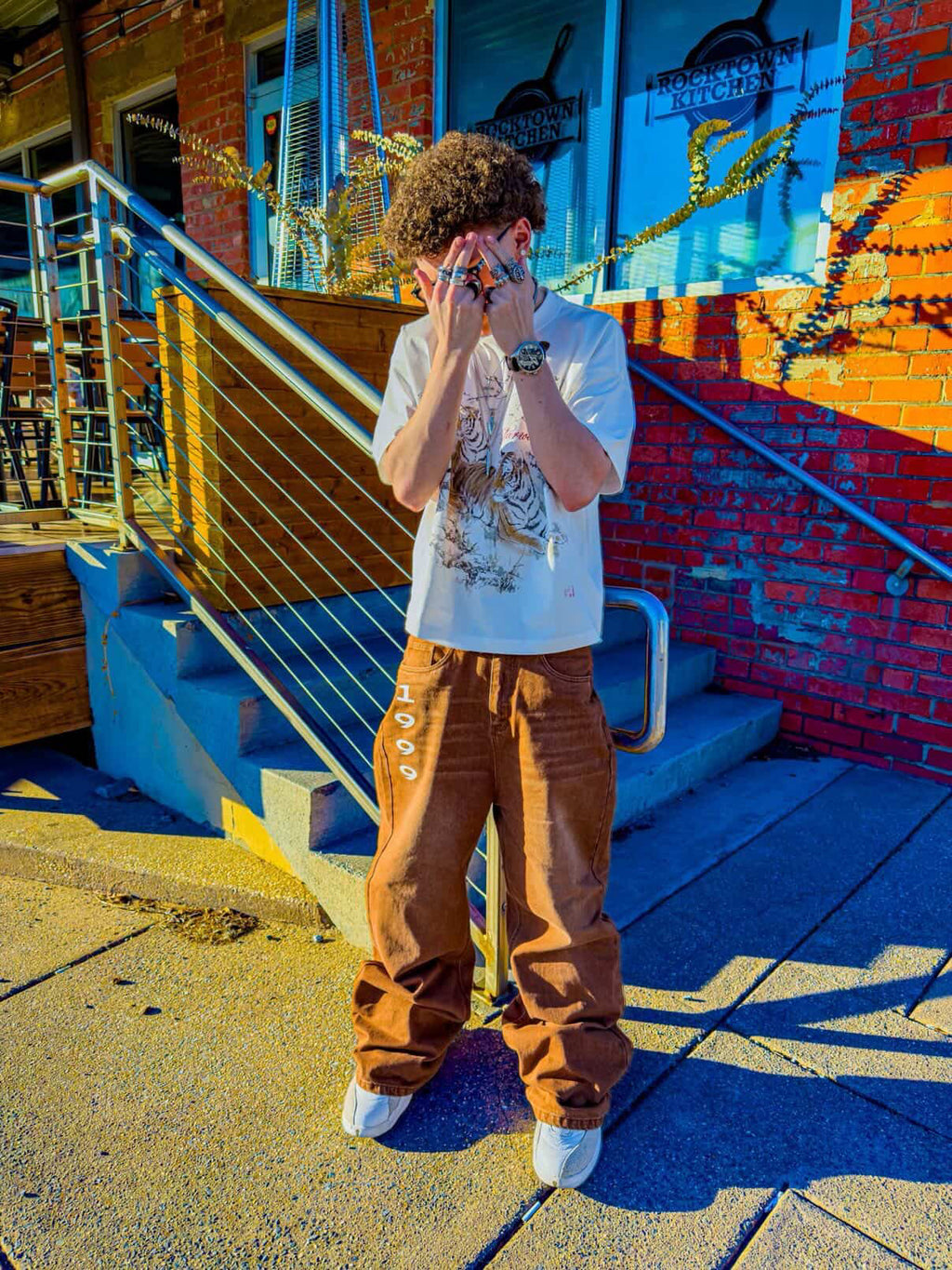 1999 brown baggy pants