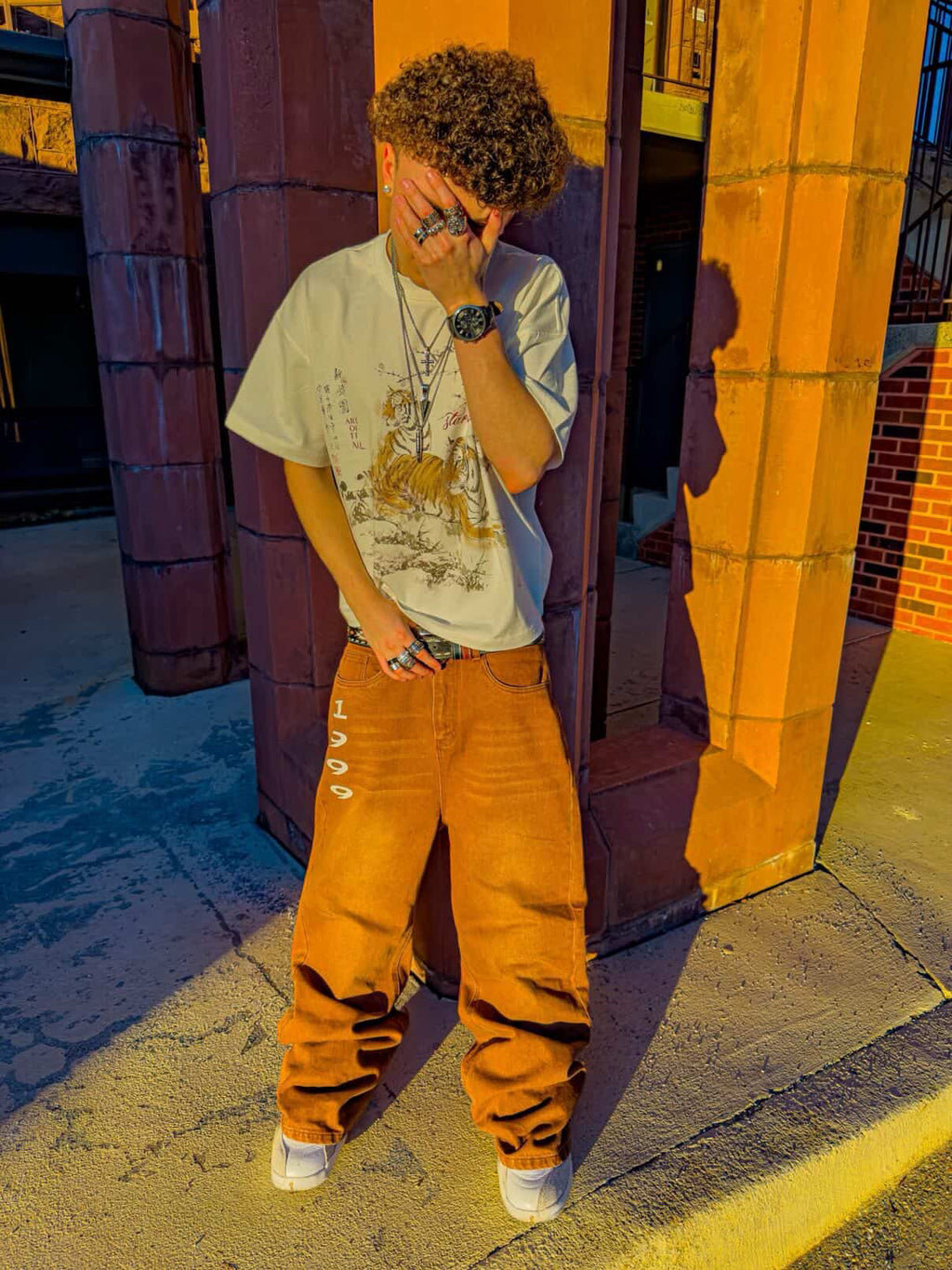 1999 brown baggy pants